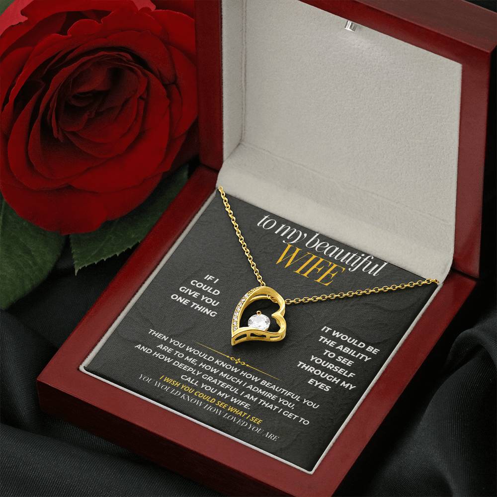 S199 - If I Could Give You One Thing – Forever Love Necklace From Husband