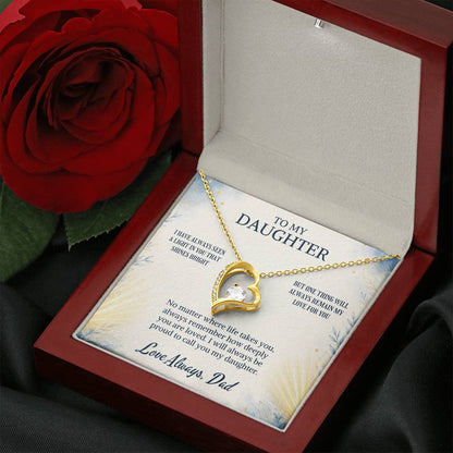 C96 - When Life Asks You To Be Strong Remember You Have Always Been Stronger Than You Know - Forever Love Necklace