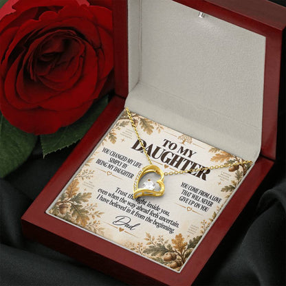 C220 - You Made Me A Better Man Simply By Giving Me The Honor Of Being Your Dad - Forever Love Necklace