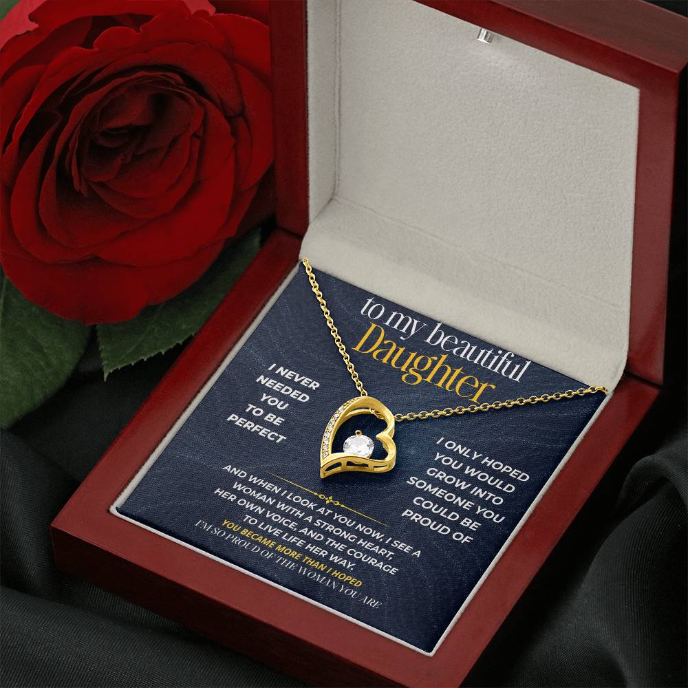 S276 - You Are The Woman I Always Hoped You’d Become – Forever Love Necklace From Dad