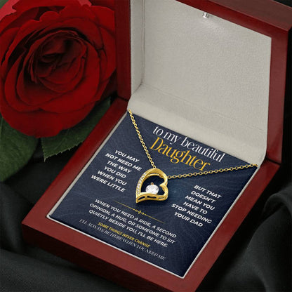 S271 - I’ll Always Be There When You Need A Dad – Forever Love Necklace From Dad
