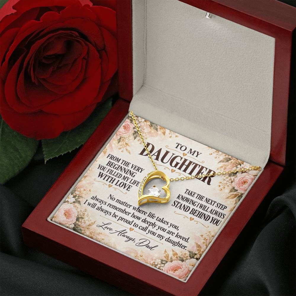 C256 - From The Very Beginning You Filled My Life With Love Pride And Joy - Forever Love Necklace