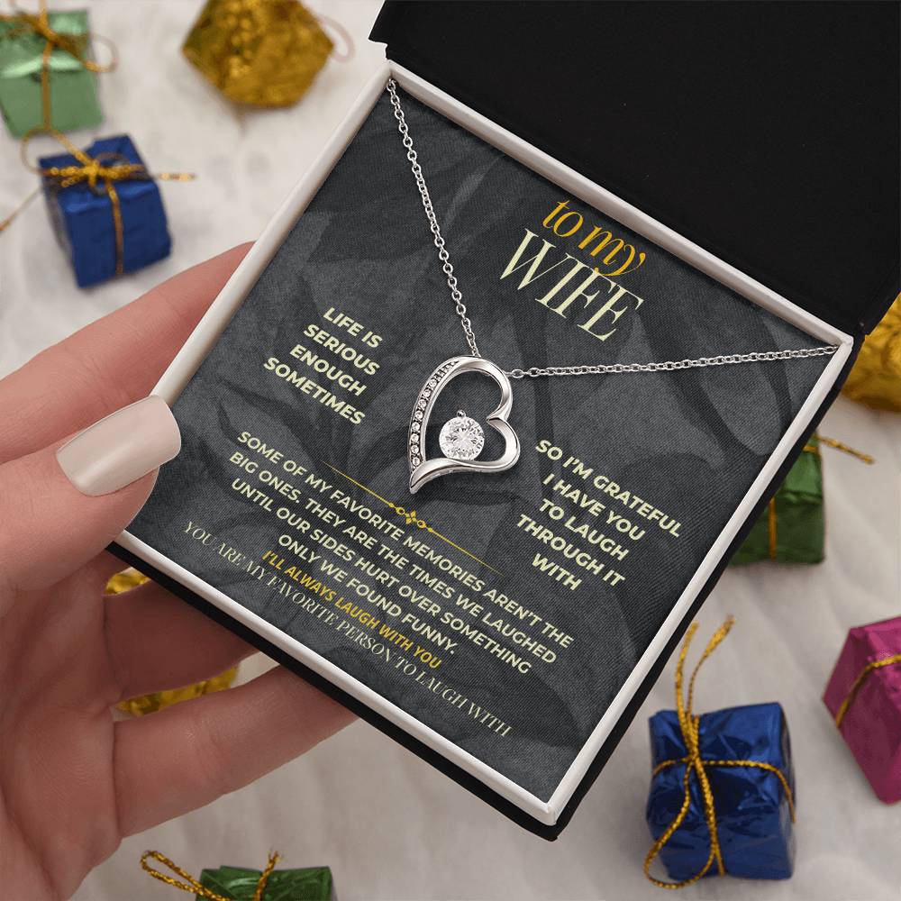 S155 - You Are Worth Every Difficult Day – Forever Love Necklace From Husband