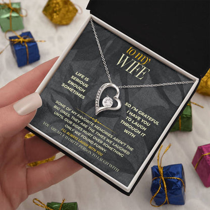 S155 - You Are Worth Every Difficult Day – Forever Love Necklace From Husband