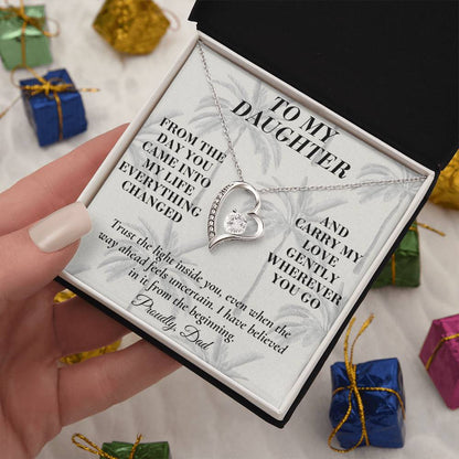 C190 - If You Ever Forget How Special You Are Remember Dad Has Never Forgotten For A Single Day - Forever Love Necklace