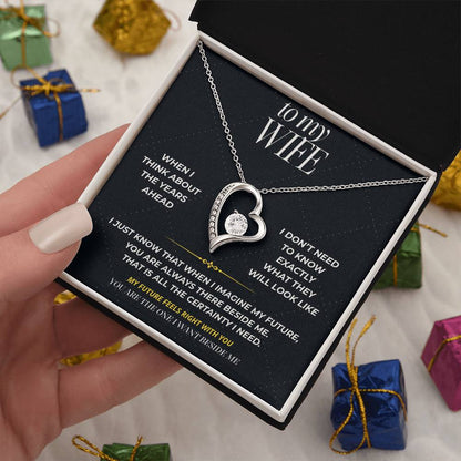 S96 - You’re The One I Want Beside Me – Forever Love Necklace From Husband