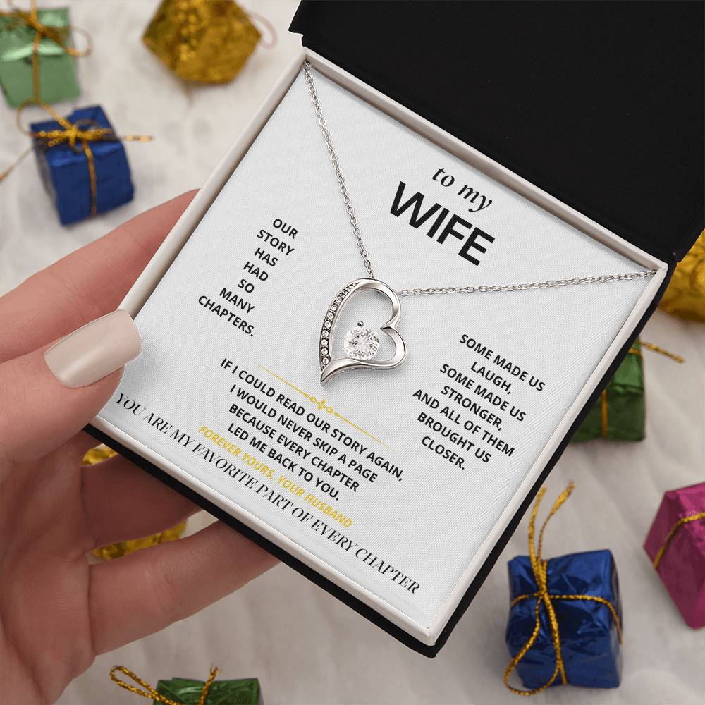 S23 - Every Chapter With You – Forever Love Necklace From Husband