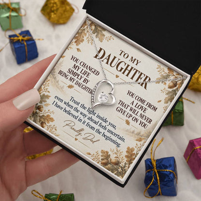 C270 - You Made Me A Better Man Simply By Giving Me The Honor Of Being Your Dad - Forever Love Necklace