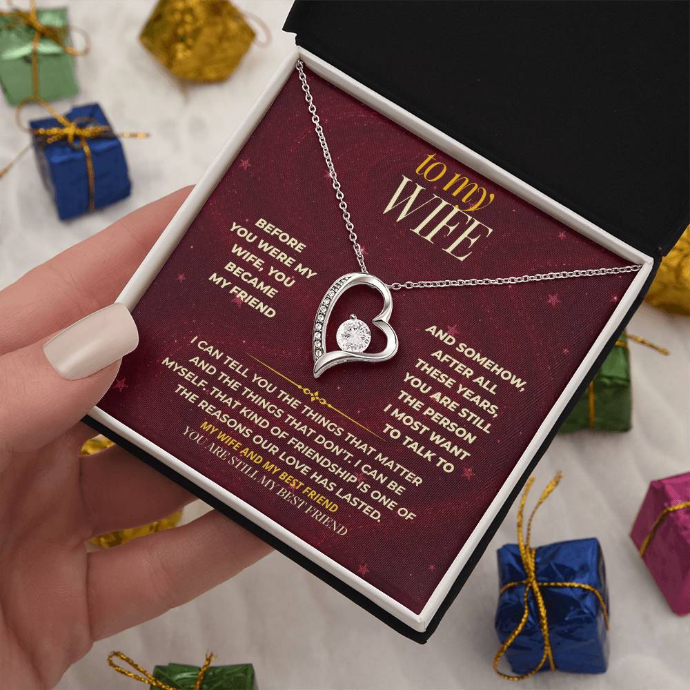 S174 - You Are Still My Best Friend – Forever Love Necklace From Husband