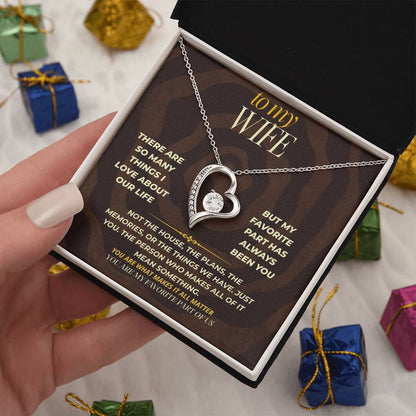 S163 - You Are My Favorite Part Of Us – Forever Love Necklace From Husband