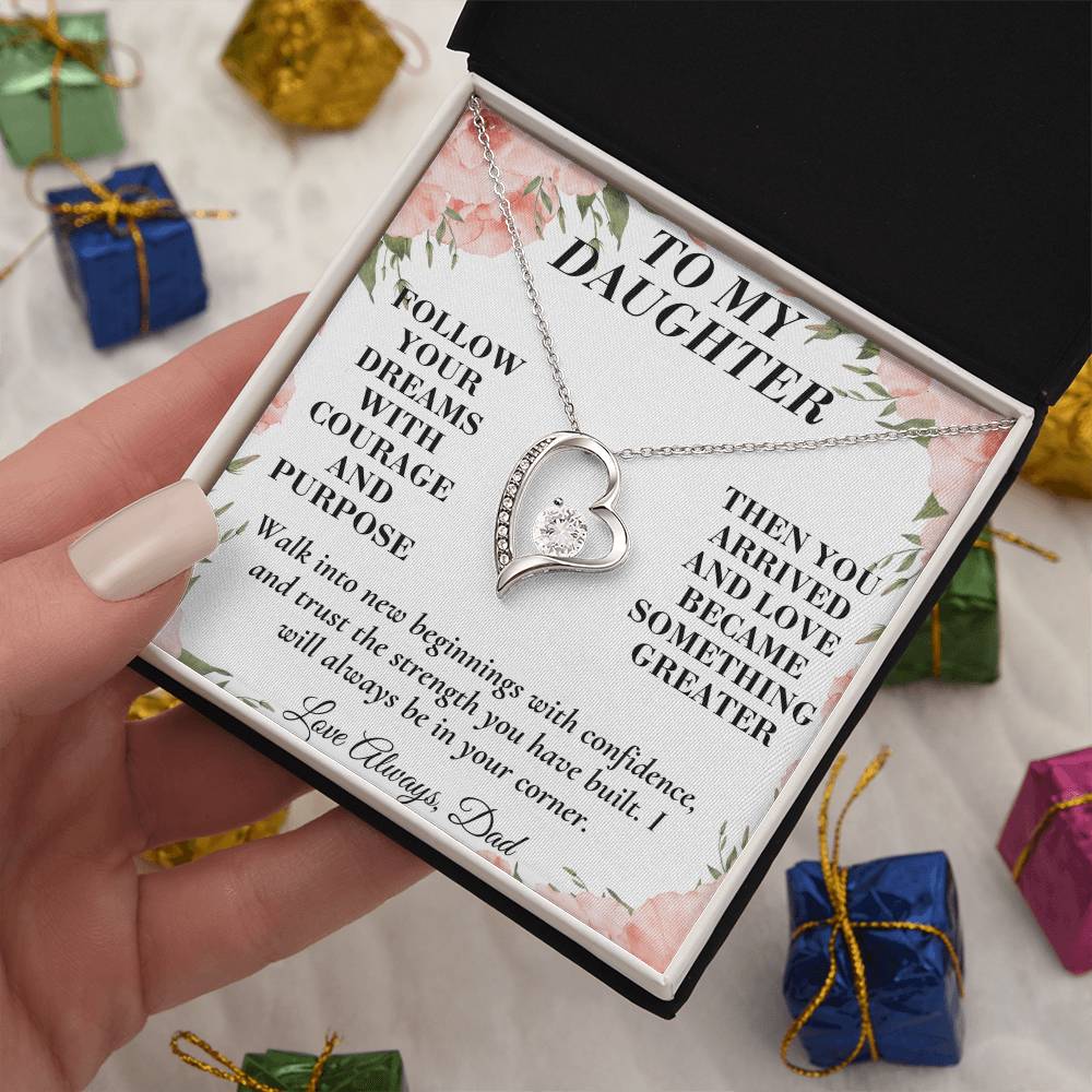 C184 - When You Feel Lost Remember The Love That Raised You Will Always Help Guide You Home - Forever Love Necklace