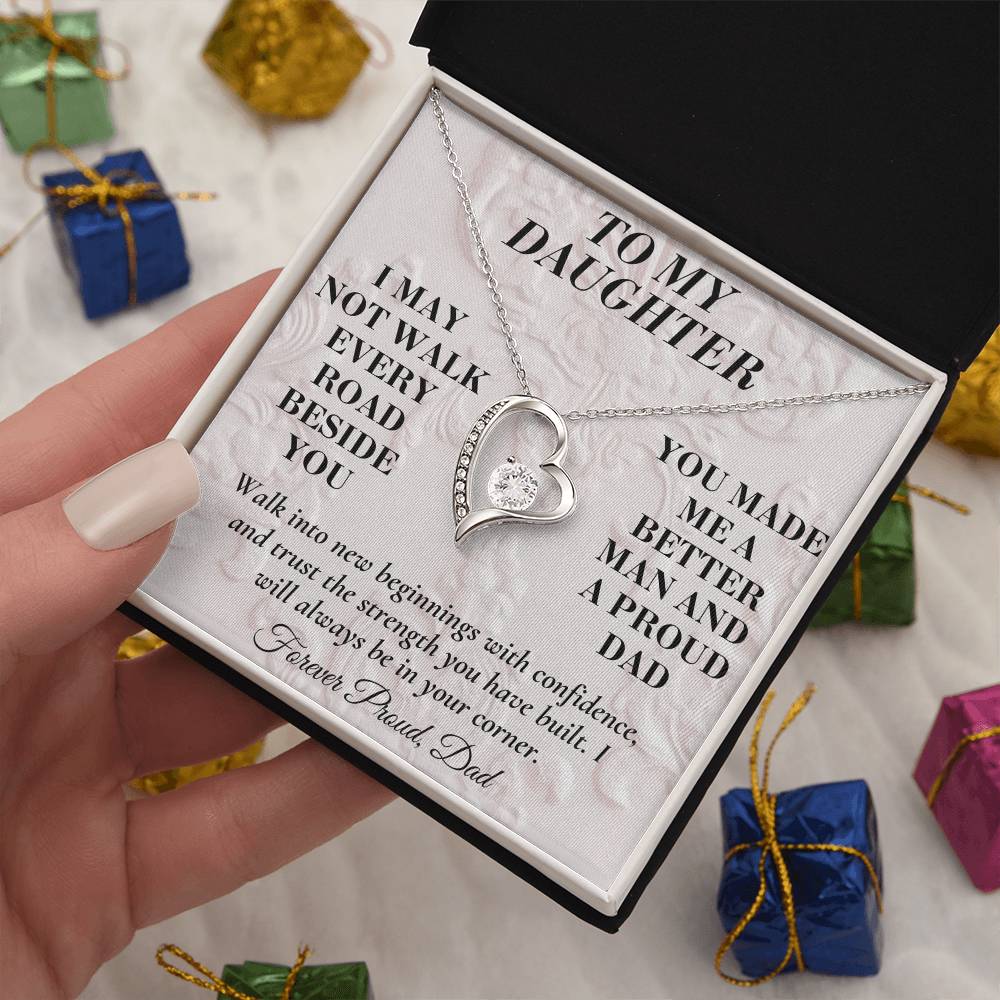 C199 - The Greatest Gift Life Gave Me Was The Chance To Love You As Your Dad - Forever Love Necklace