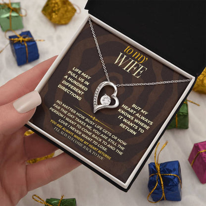 S169 - You Are The Love I Will Always Come Back To – Forever Love Necklace From Husband