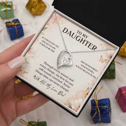 C53 - If I Could Give You One Gift It Would Be To See Yourself Through My Eyes - Forever Love Necklace