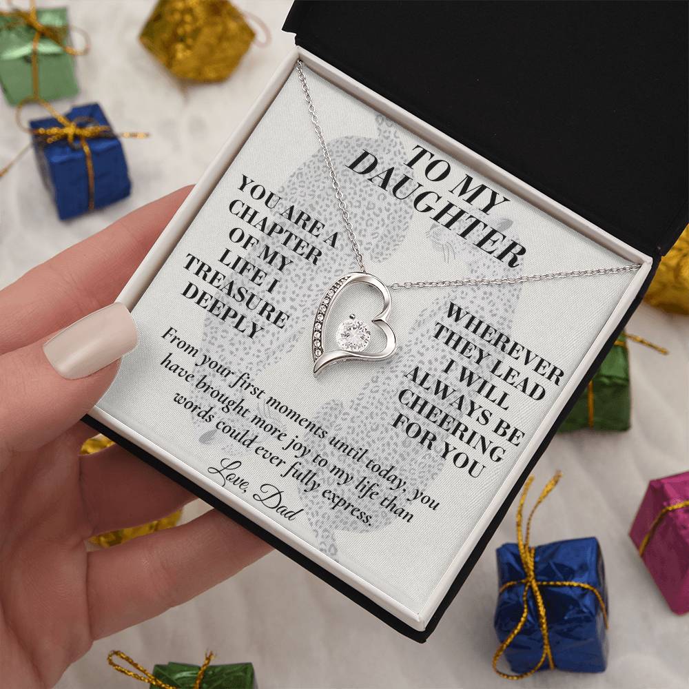 C187 - You Do Not Have To Be Perfect To Make Me Proud You Only Have To Be Yourself - Forever Love Necklace