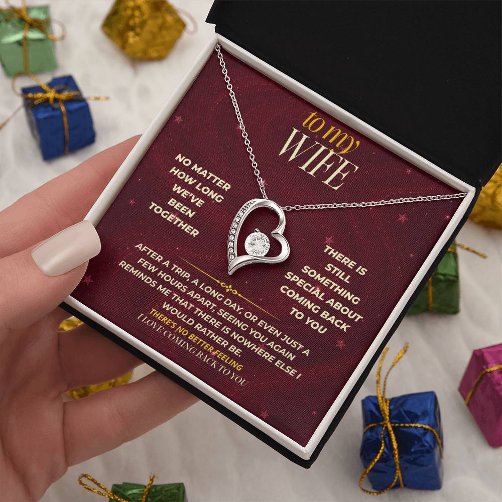 S175 - I Love Coming Back To You – Forever Love Necklace From Husband
