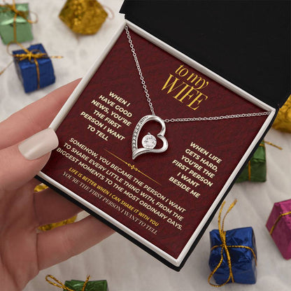 S111 - You’re The One I Want To Tell Everything To – Forever Love Necklace From Husband