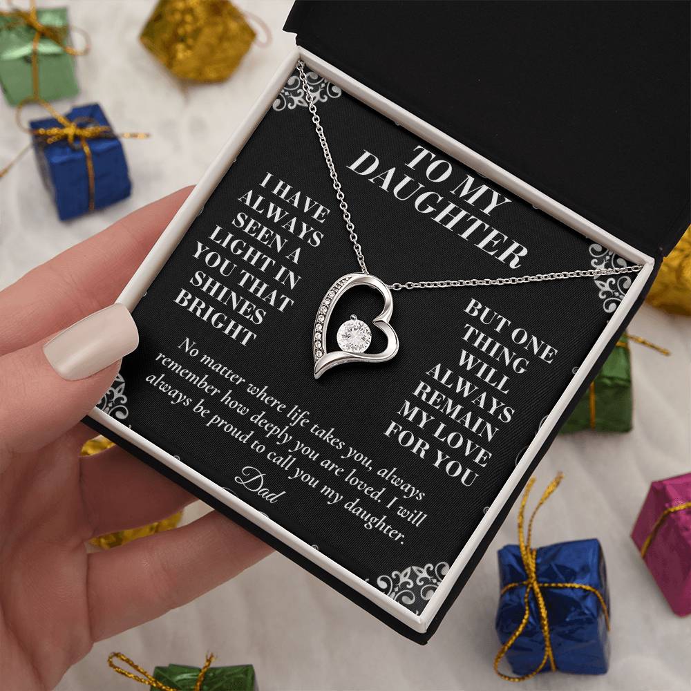 C196 - When Life Asks You To Be Strong Remember You Have Always Been Stronger Than You Know - Forever Love Necklace