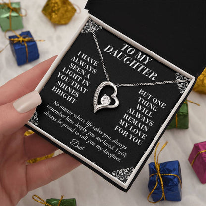 C196 - When Life Asks You To Be Strong Remember You Have Always Been Stronger Than You Know - Forever Love Necklace
