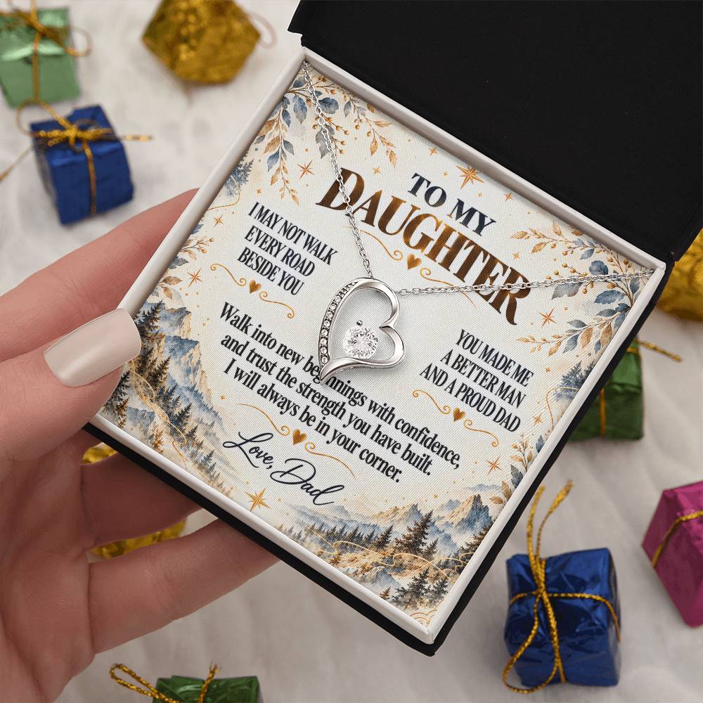 C299 - The Greatest Gift Life Gave Me Was The Chance To Love You As Your Dad - Forever Love Necklace
