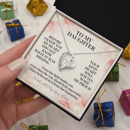C125 - You Are A Dream I Never Knew My Heart Was Waiting To Love So Deeply - Forever Love Necklace