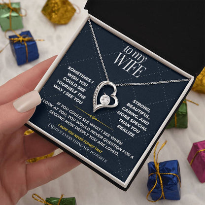 S108 - You Deserve To Know How Loved You Are – Forever Love Necklace From Husband
