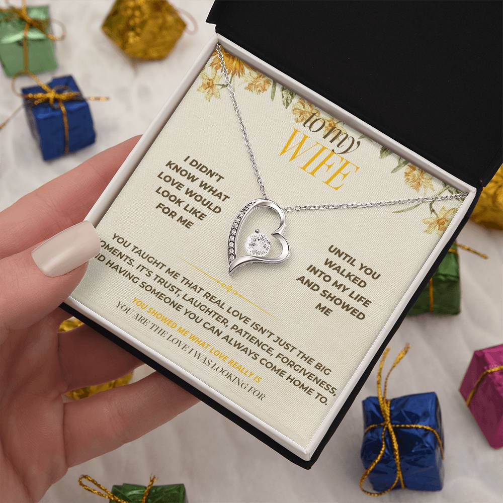S126 - You Are The Love I Was Looking For – Forever Love Necklace From Husband