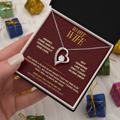 S119 - No One Could Ever Take Your Place – Forever Love Necklace From Husband