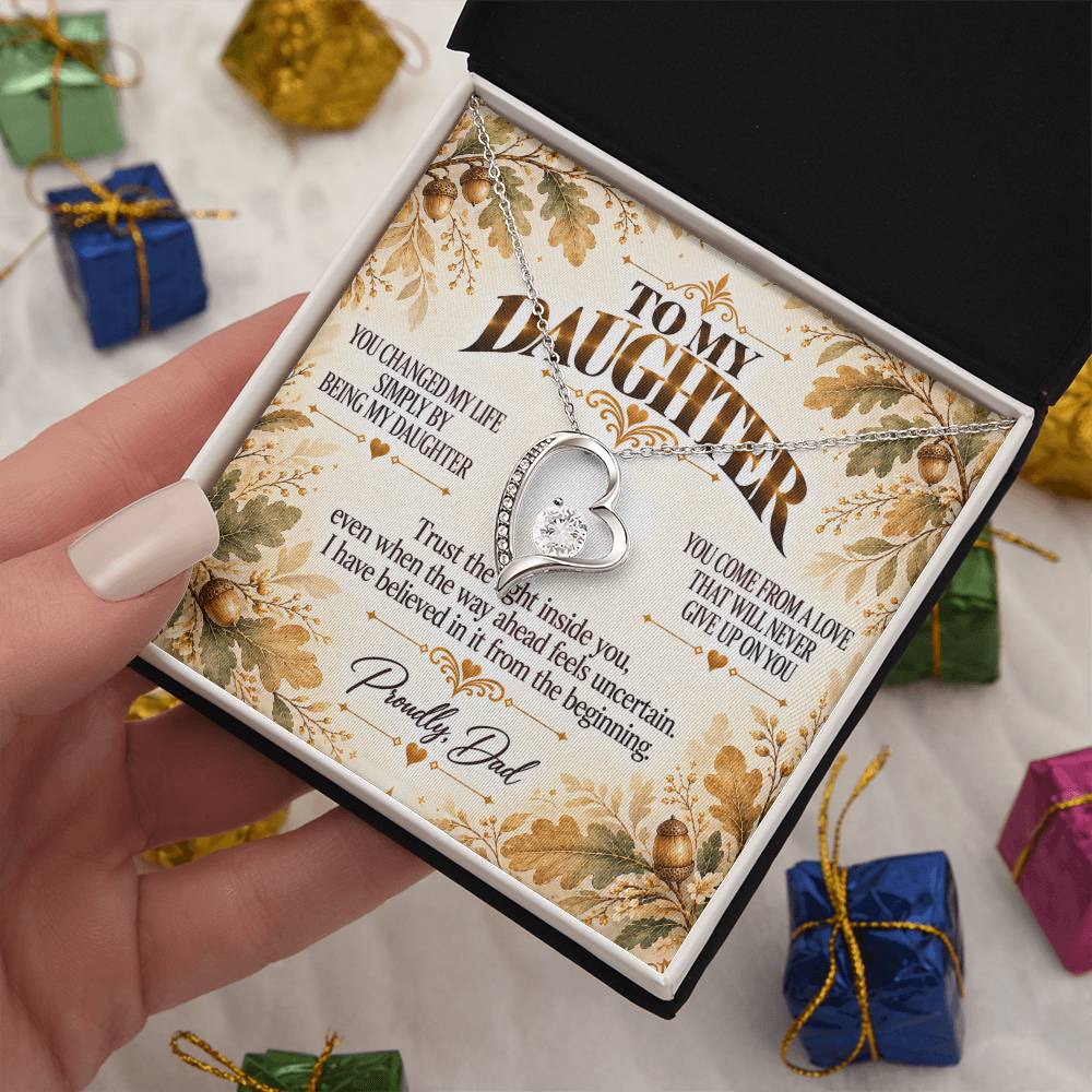 C470 - You Made Me A Better Man Simply By Giving Me The Honor Of Being Your Dad - Forever Love Necklace