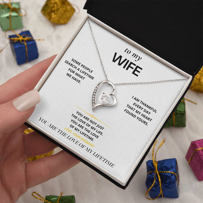 S24 - The Love Of My Lifetime – Forever Love Necklace From Husband