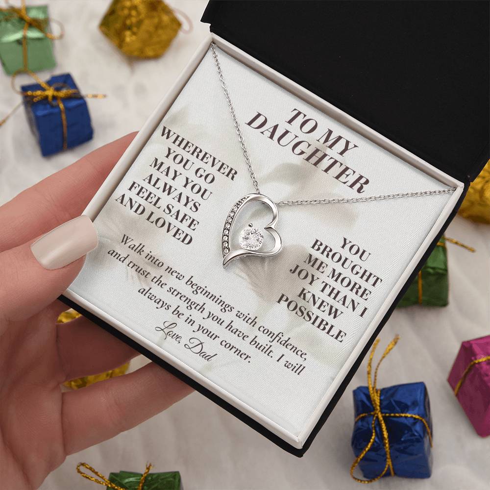 C139 - May You Always Choose The Life That Makes Your Heart Feel Free Brave And Fully Alive - Forever Love Necklace