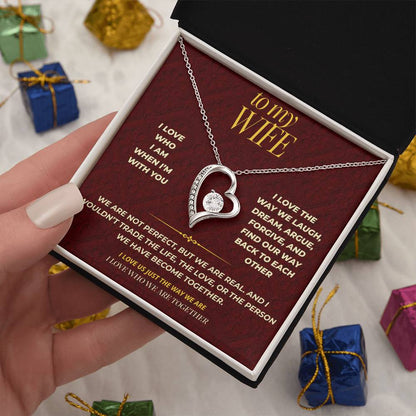 S115 - I Love Who We Are Together – Forever Love Necklace From Husband