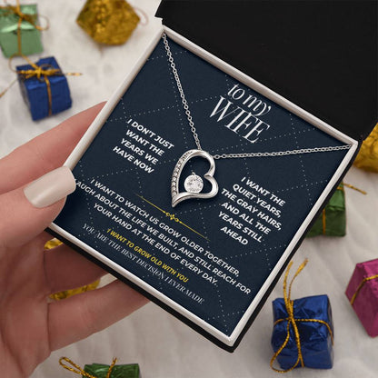 S102 - I Want To Grow Old With You – Forever Love Necklace From Husband