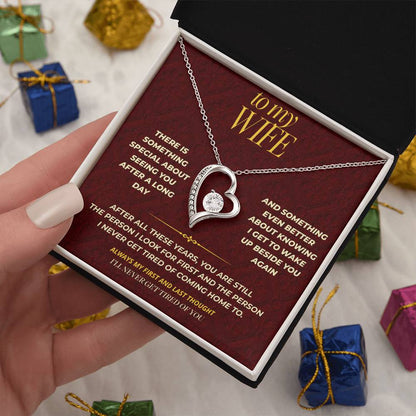 S114 - You Are My Favorite Hello And Goodbye – Forever Love Necklace From Husband