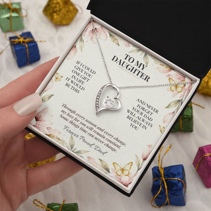 C103 - If I Could Give You One Gift It Would Be To See Yourself Through My Eyes - Forever Love Necklace