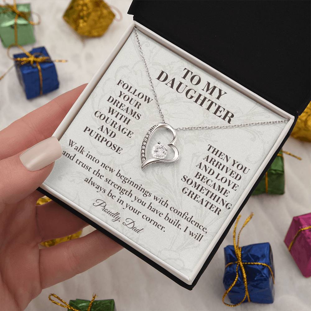 C134 - When You Feel Lost Remember The Love That Raised You Will Always Help Guide You Home - Forever Love Necklace