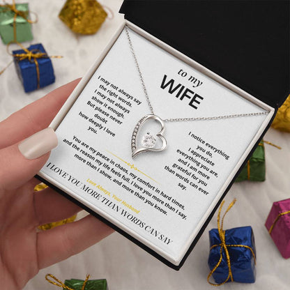 S6 - Things I Don't Say Enough – Forever Love Necklace From Husband