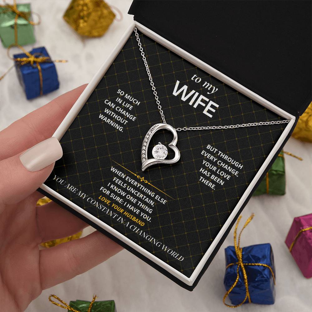 S42 - You Are My Constant – Forever Love Necklace From Husband