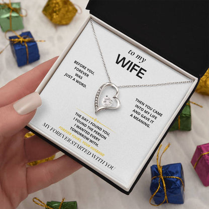 S17 - Forever Started With You – Forever Love Necklace From Husband