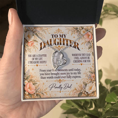 C462 - You Are The Beautiful Chapter Of My Life I Will Always Read With Pride - Forever Love Necklace