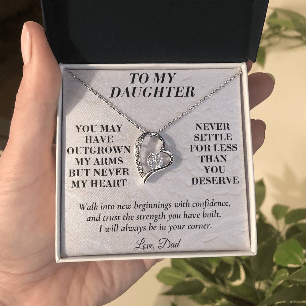 C179 - Your Life Is Yours To Create And I Will Always Be Proud Of The Woman You Become - Forever Love Necklace