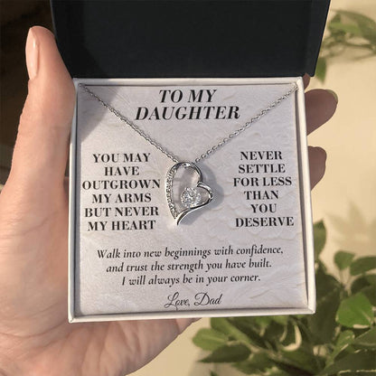 C179 - Your Life Is Yours To Create And I Will Always Be Proud Of The Woman You Become - Forever Love Necklace