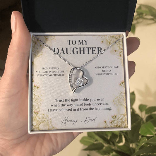 C90 - If You Ever Forget How Special You Are Remember Dad Has Never Forgotten For A Single Day - Forever Love Necklace
