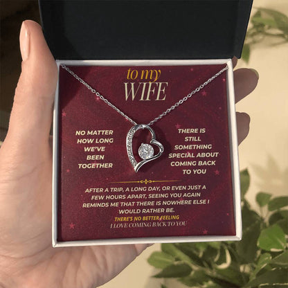 S175 - I Love Coming Back To You – Forever Love Necklace From Husband