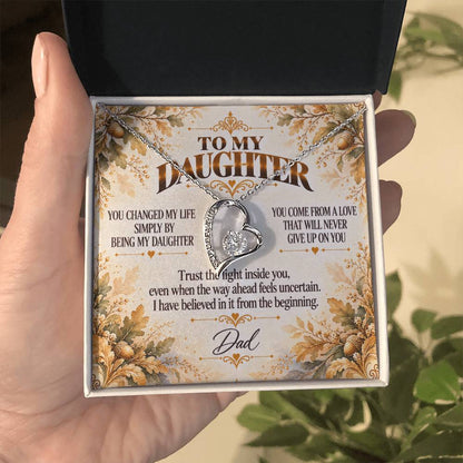 C420 - You Made Me A Better Man Simply By Giving Me The Honor Of Being Your Dad - Forever Love Necklace
