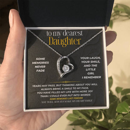 S213 - You Will Always Make My Heart Smile – Forever Love Necklace From Dad