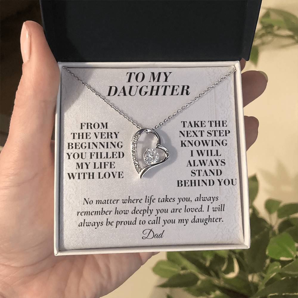 C156 - From The Very Beginning You Filled My Life With Love Pride And Joy - Forever Love Necklace