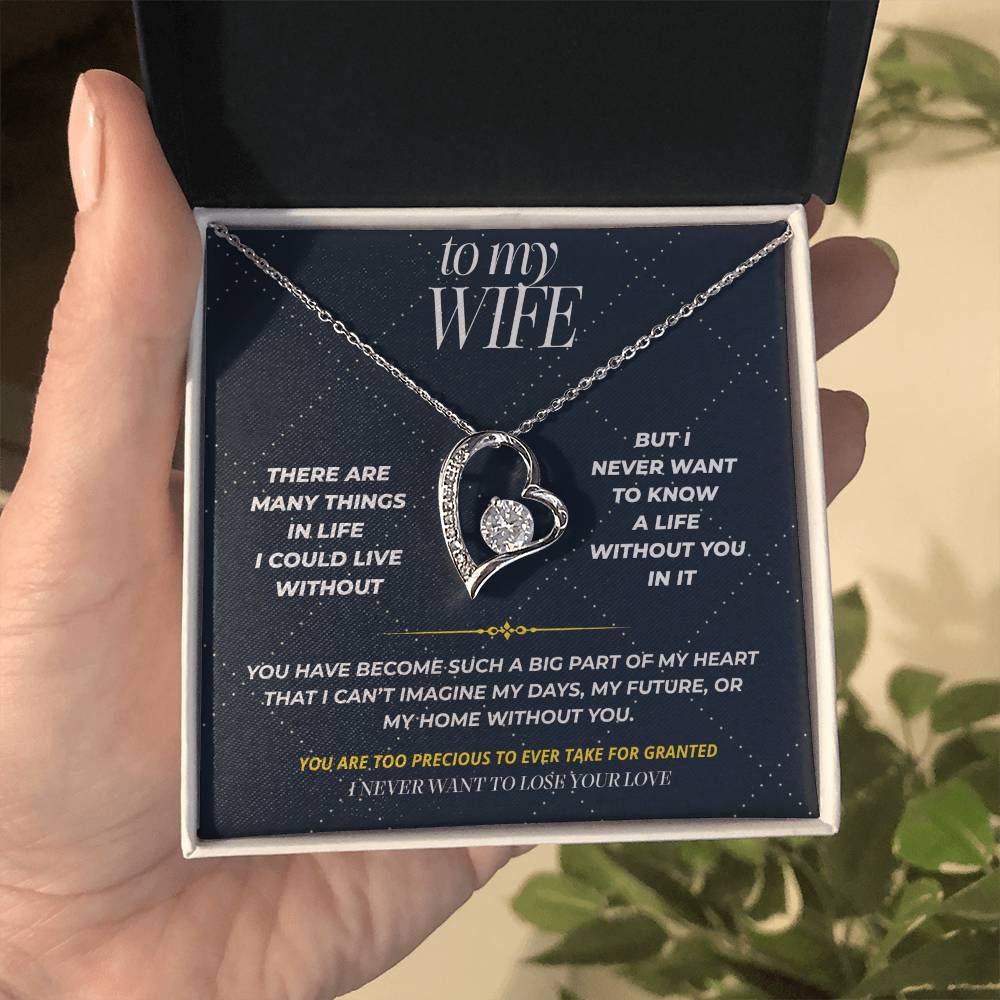 S103 - You’re The Love I Never Want To Lose – Forever Love Necklace From Husband