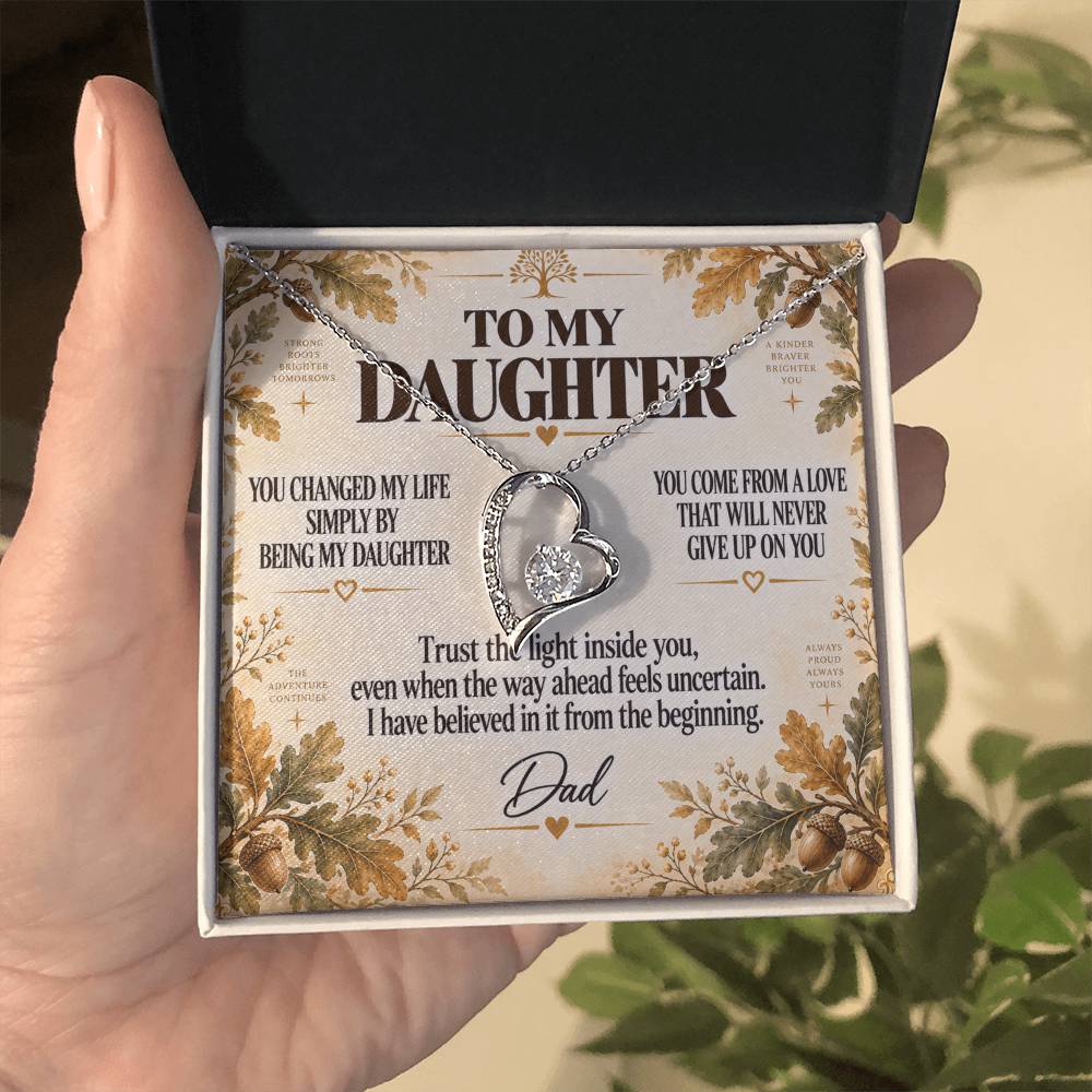 C220 - You Made Me A Better Man Simply By Giving Me The Honor Of Being Your Dad - Forever Love Necklace