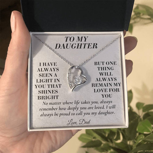 C171 - I Hope You Always See The Light In Yourself That I Have Seen Since The Beginning - Forever Love Necklace